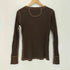 ギャップ Gap 00s マルチボタン ワッフル ヘンリーネック長袖カットソー Y2K レディース import:S