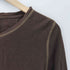 ギャップ Gap 00s マルチボタン ワッフル ヘンリーネック長袖カットソー Y2K レディース import:S