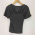 ザラ ZARA ギャザーディテールナンバーTシャツ Y2K レディース import:S