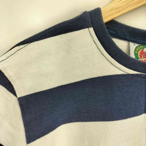 バーバリアン BARBARIAN 90S ロゴパッチ シングルステッチ ボーダー柄 S/S Tシャツ メンズ