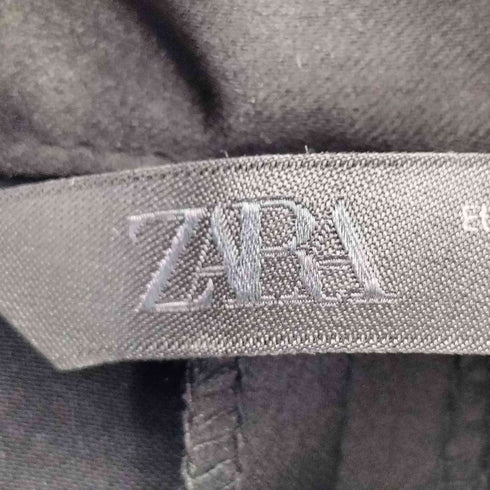 ザラ ZARA サイドボタン チャイナ サテントップス Y2K レディース import:XS