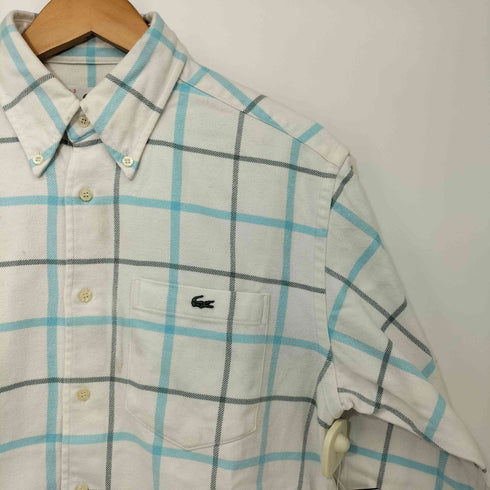 ラコステ LACOSTE ボタンダウン チェック柄 L/L シャツ メンズ JPN:3