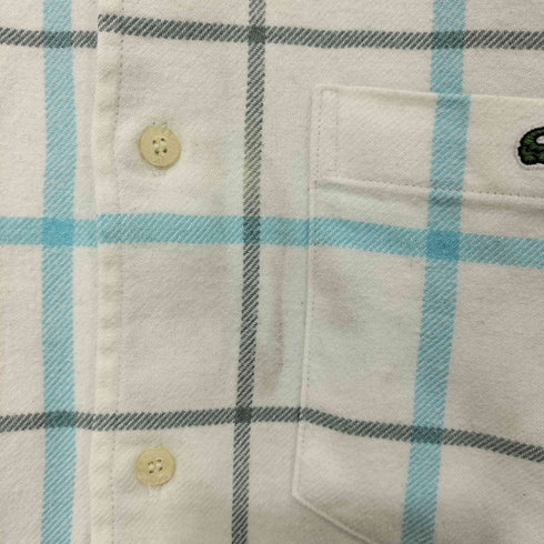 ラコステ LACOSTE ボタンダウン チェック柄 L/L シャツ メンズ JPN:3