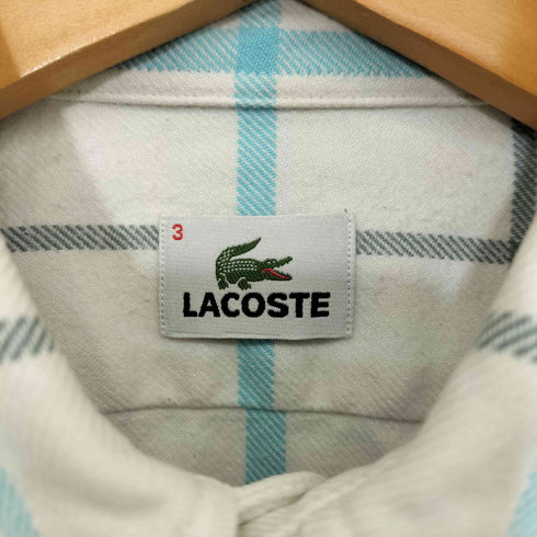 ラコステ LACOSTE ボタンダウン チェック柄 L/L シャツ メンズ JPN:3