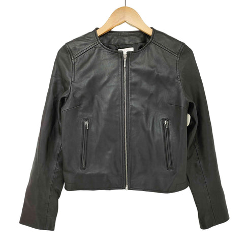 トーナル TONAL 羊革 シープレザー ノーカラージャケット レディース JPN:38