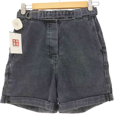 トップショップ TOPSHOP ダック地 ベルト ワーク ハーフパンツ ショーツ レディース EUR:34