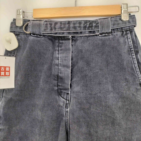 トップショップ TOPSHOP ダック地 ベルト ワーク ハーフパンツ ショーツ レディース EUR:34