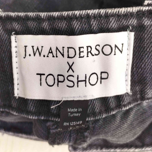トップショップ TOPSHOP ダック地 ベルト ワーク ハーフパンツ ショーツ レディース EUR:34