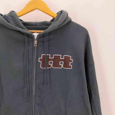 ティーモダンストリートウエア TTT_MSW 25SS Logo Zipup Hoodie ロゴ ジップアップ フーディ メンズ L