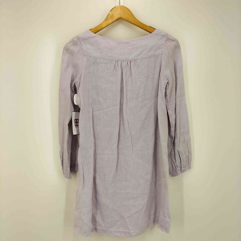 フォグリネンワーク fog linen work リネン100 スキッパー ボウタイブラウス レディース