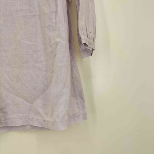フォグリネンワーク fog linen work リネン100 スキッパー ボウタイブラウス レディース
