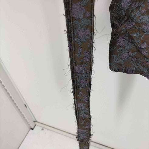 ベルパー BELPER 花柄 ジャガード 長袖 シャツ メンズ