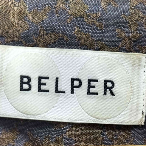 ベルパー BELPER 花柄 ジャガード 長袖 シャツ メンズ