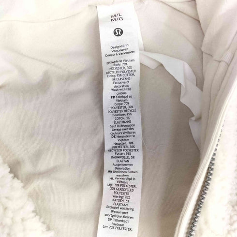ルルレモン lululemon ハーフジップ フリース ジャケット レディース JPN:M
