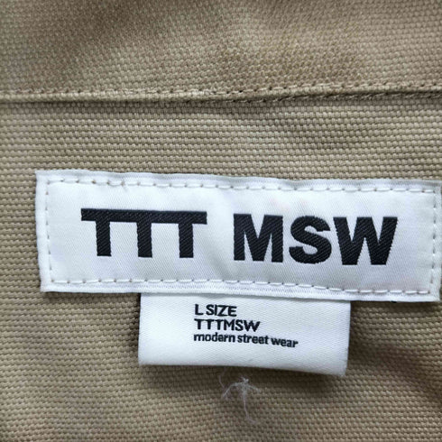 ティーモダンストリートウエア TTT_MSW 26SS Camouflage Swing Top Jacket 迷彩 カモ柄 スイングトップ メンズ L