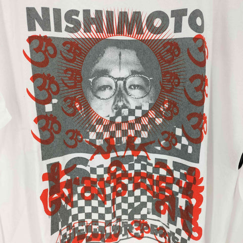 ブラックウィドゥ BLACKWEIRDOS グラフィックプリント 半袖 Tシャツ メンズ L