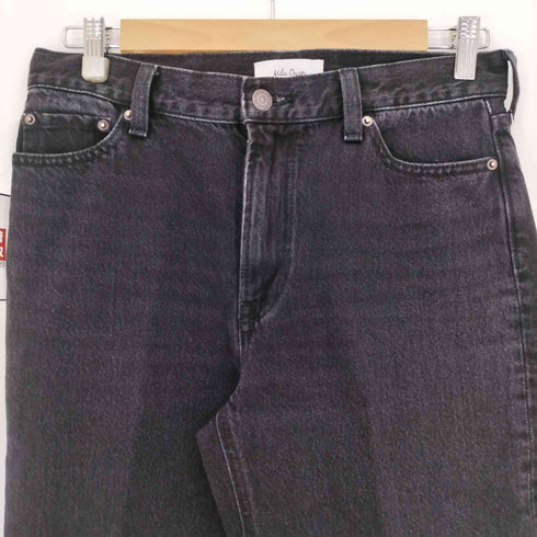 ミラオーウェン Mila Owen 25aw センタープレス裾段差デニムパンツ レディース JPN:2