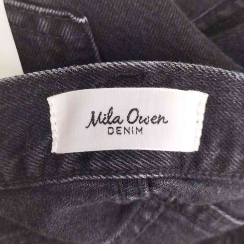 ミラオーウェン Mila Owen 25aw センタープレス裾段差デニムパンツ レディース JPN:2