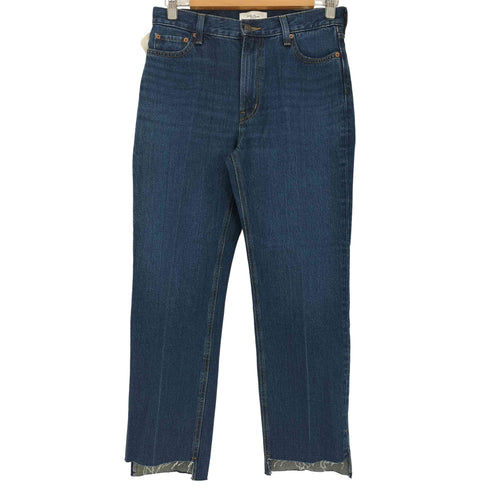 ミラオーウェン Mila Owen 25aw センタープレス裾段差デニムパンツ レディース JPN:2