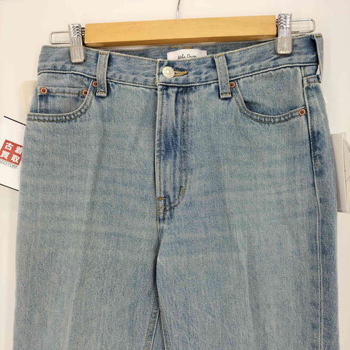 ミラオーウェン Mila Owen 25aw センタープレス裾段差デニムパンツ レディース JPN:2