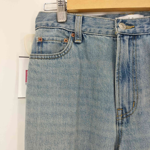 ミラオーウェン Mila Owen 25aw センタープレス裾段差デニムパンツ レディース JPN:2