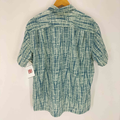 ヴァンヒューゼン VAN HEUSEN 総柄 ボックス ポケット 半袖 シャツ メンズ XL