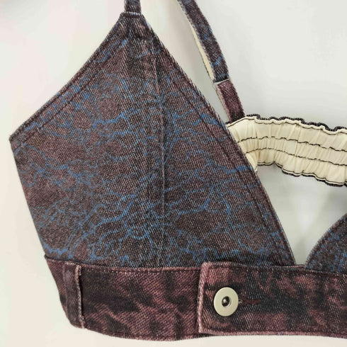アメリヴィンテージ Ameri VINTAGE FAKE DENIM LACE BUSTIER レディース FREE