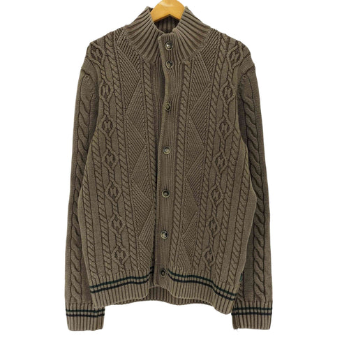ヘンリーコットンズ Henry Cottons スタンドカラー ケーブルニットジャケット メンズ JPN:XL
