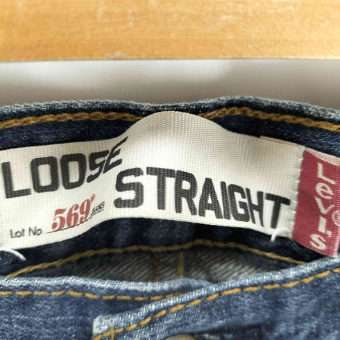 リーバイス Levis 569 LOOSE STRAIGHT ジップフライ ストレートデニム メンズ W34 L30