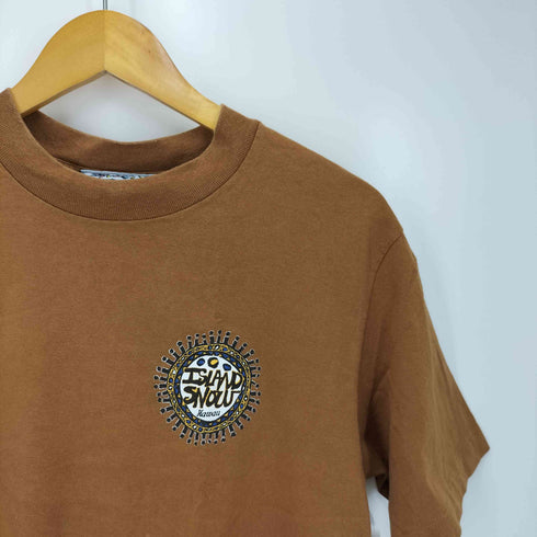 80-90S ISLAND SNOW オールドサーフ 両面 プリント Tシャツ シングルステッチ メンズ import:M
