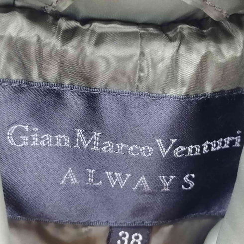 gian marco venturi ジャンマルコベンチューリ ハイネック キルティング ダウンコート レディース 38