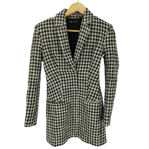 ザラ ZARA ブレザー ツイードミニワンピース レディース import:XS