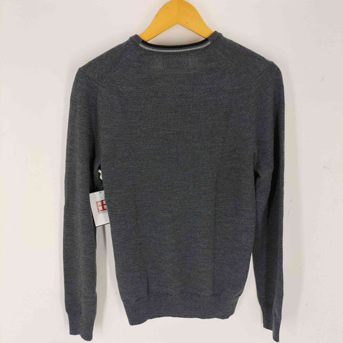 フレッドペリー FRED PERRY Wool Classic Tipped V Neck Sweater メリノウール Vネックセーター メンズ XS
