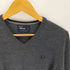 フレッドペリー FRED PERRY Wool Classic Tipped V Neck Sweater メリノウール Vネックセーター メンズ XS