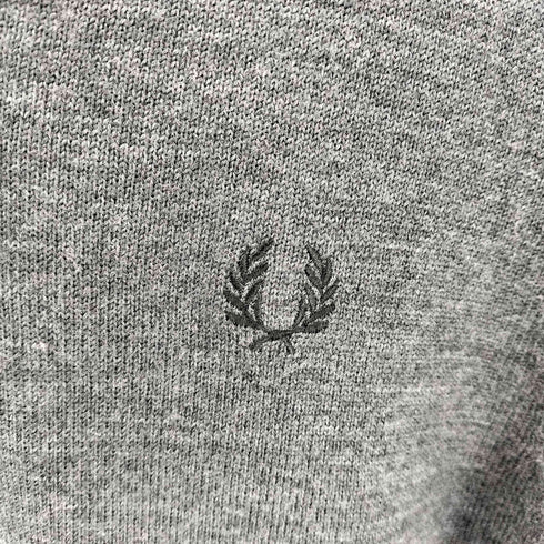 フレッドペリー FRED PERRY Wool Classic Tipped V Neck Sweater メリノウール Vネックセーター メンズ XS