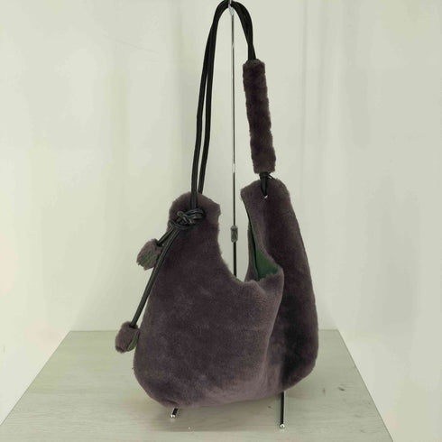 RABEANCO ファー ショルダーバッグ レディース