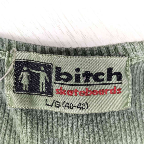 ビッチスケートボーディング bitch skateboards 90-00S リブ タンクトップ メンズ import:L