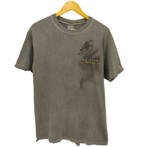 クレイジーシャツ CRAZY SHIRTS DRAGON ドラゴン ピグメント 加工 Tシャツ メンズ import:M