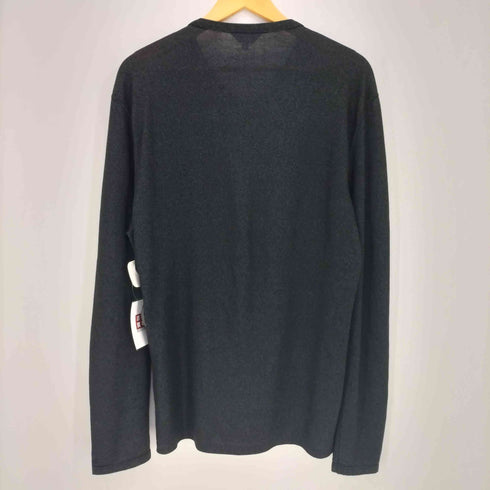 シーケーカルバンクライン ck Calvin Klein 90-00s 三角タグ Vネック ライトオンス ロングスリーブ L/Sシャツ メンズ import:M