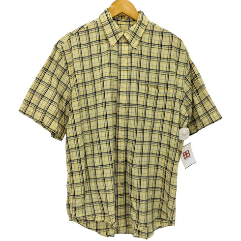 エディーバウアー Eddie Bauer 90-00S 台湾製 チェック ボタンダウン シャツ メンズ import:S