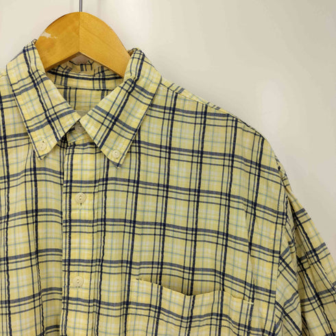 エディーバウアー Eddie Bauer 90-00S 台湾製 チェック ボタンダウン シャツ メンズ import:S