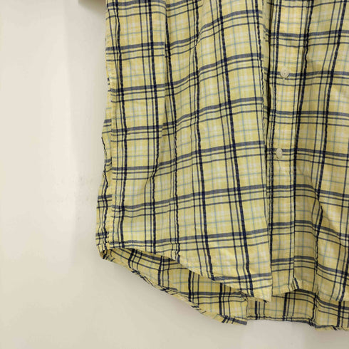 エディーバウアー Eddie Bauer 90-00S 台湾製 チェック ボタンダウン シャツ メンズ import:S
