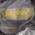 バルマンパリ BALMAIN PARIS 裏地総柄 ブルーフォックスファー付き 比翼 ダウンコート レディース import:L
