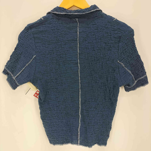 マウジー moussy 24SS BICOLOR LINE ZIP ブラウス レディース FREE