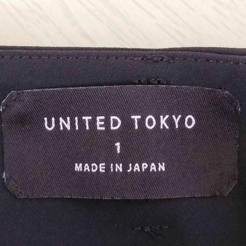 ユナイテッドトウキョウ UNITED TOKYO レーヨン混 タック スラックス レディース JPN:1