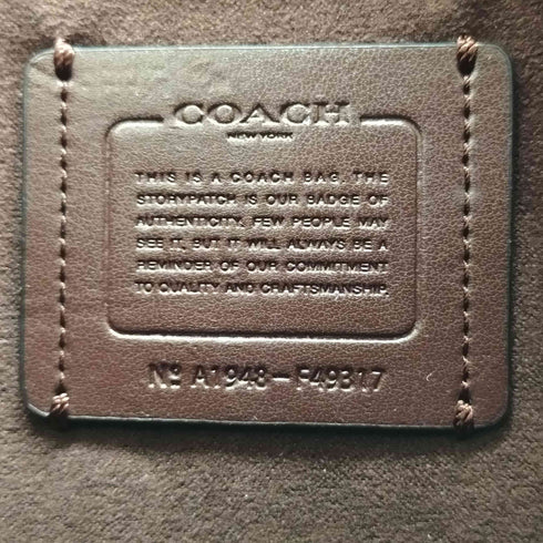 コーチ COACH シグネチャー エンボス 2WAYバッグ レディース