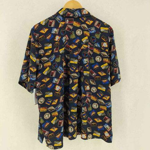 リズクレイボーン LIZ Claiborne elizabeth 総柄 開襟ボックスシャツ メンズ 14