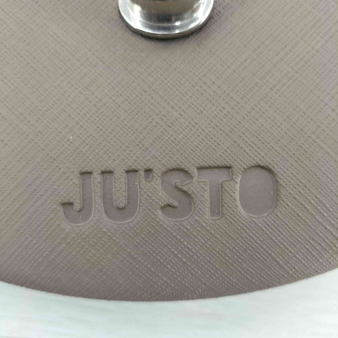 JUSTO ジュスト ファー切替 ラウンドショルダーバッグ レディース