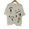 グラニフ graniph ビューティフルシャドー プリント ボックスシルエット Tシャツ メンズ JPN:S
