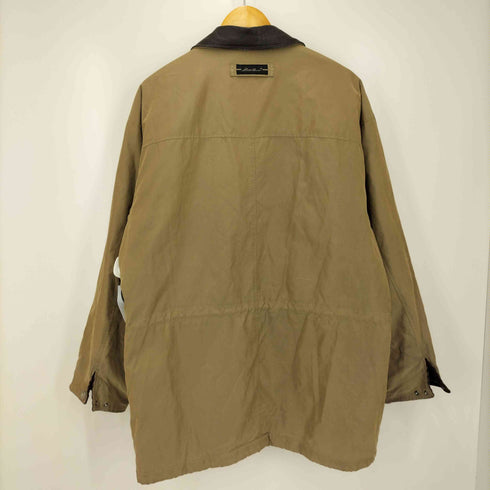 エディーバウアー Eddie Bauer 90-00S 襟レザー 中綿 ハンティング ジャケット メンズ import:M